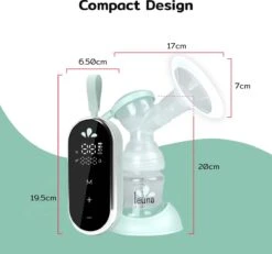 Leuna Comfort - Elektrische Borstkolf - Dubbele Borstkolf - Oplaadbare Accu - Gemakkelijk Schoonmaken - Stille Kolf - Kolfapparaat - Borstkolf - Borstkolven - Kolf - Geel 14 Leuna Comfort - Elektrische Borstkolf - Dubbele Borstkolf - Oplaadbare Accu - Gemakkelijk Schoonmaken - Stille Kolf - Kolfapparaat - Borstkolf - Borstkolven - Kolf - Geel -Jollein Winkel 1200x1123