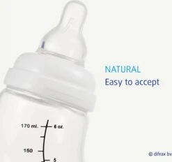 Difrax - S-Fles Natural - Babyfles Bruin- 0+ Maanden - 170ml -Jollein Winkel 1200x1125 4