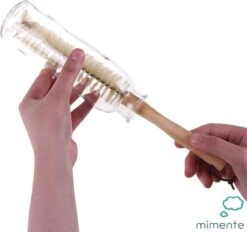 Merkloos Ecologische Flessen Borstel - Flessenborstel Eco- Handig In Gebruik En Anti Bacterieel -Jollein Winkel 1200x1126