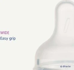 Difrax Flessenspeen Wide Voor Brede Babyflessen - Maat Medium - 2 Stuks -Jollein Winkel 1200x1137 4