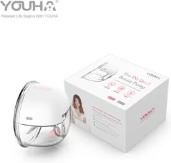 Youha® GEN2 - Draadloze Borstkolven - Draagbare Borstkolf - Borstkolven - Nieuwe Handsfree Borstkolf - Handenvrij Borstkolf - Breast Milk - BPA Vrij -Jollein Winkel 1200x1142 2