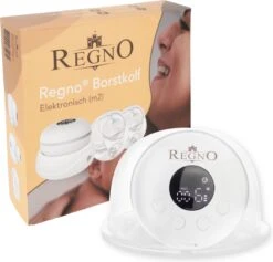 Regno M2 Dubbele Elektrische Borstkolf-LCD Display-Handsfree-2x180ml Kolfapparaat-12 Zuigniveaus