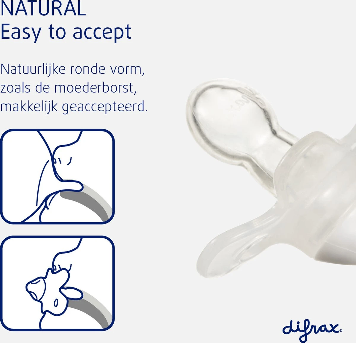 Difrax Fopspeen 20+ Maanden Natural - Geel/Roze/Groen/Blauw - 4 Stuks 4 Difrax Fopspeen 20+ Maanden Natural - Geel/Roze/Groen/Blauw - 4 Stuks - Afbeelding 4