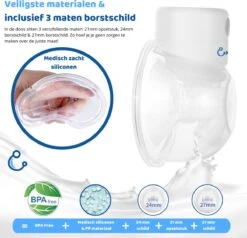 Kolvy® Max Draadloze Elektrische Borstkolf - Intelligente Kolfapparaten - Handsfree Breast Pump - USB Oplaadbaar - Professioneel - LCD Scherm - Incl. 3 Maten -Jollein Winkel 1200x1156 1