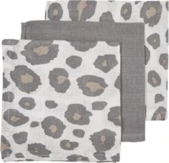 Meyco Hydrofiel Spuugdoekjes 3-pack Panter - Neutral
