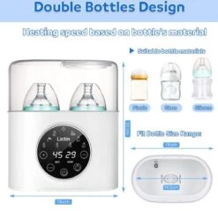 Merkloos Lictin Flessensterilisator En Flessenwarmer -Jollein Winkel 1200x1161