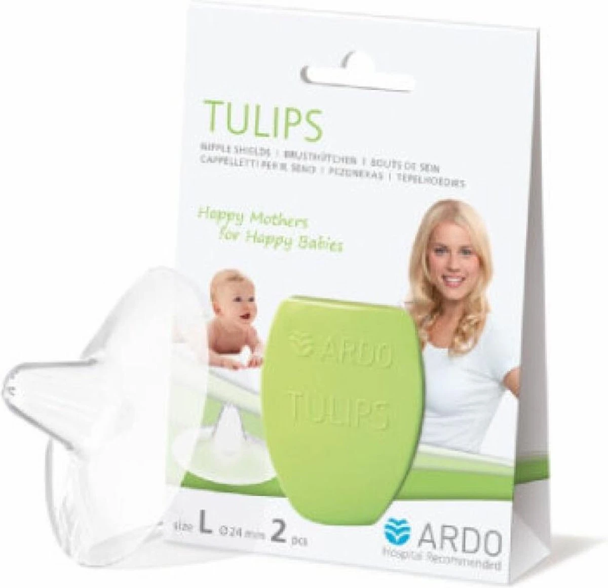 Ardo Tulips Tepelhoedjes Maat L 2 Stuks 3 Ardo Tulips Tepelhoedjes Maat L 2 Stuks - Afbeelding 3