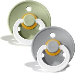 BiBS - Colour Collection - Stage 3 Fopspeen - 18+ Maanden - 2 Stuks - Sage Glow / Cloud Glow -Jollein Winkel 1200x1165 1