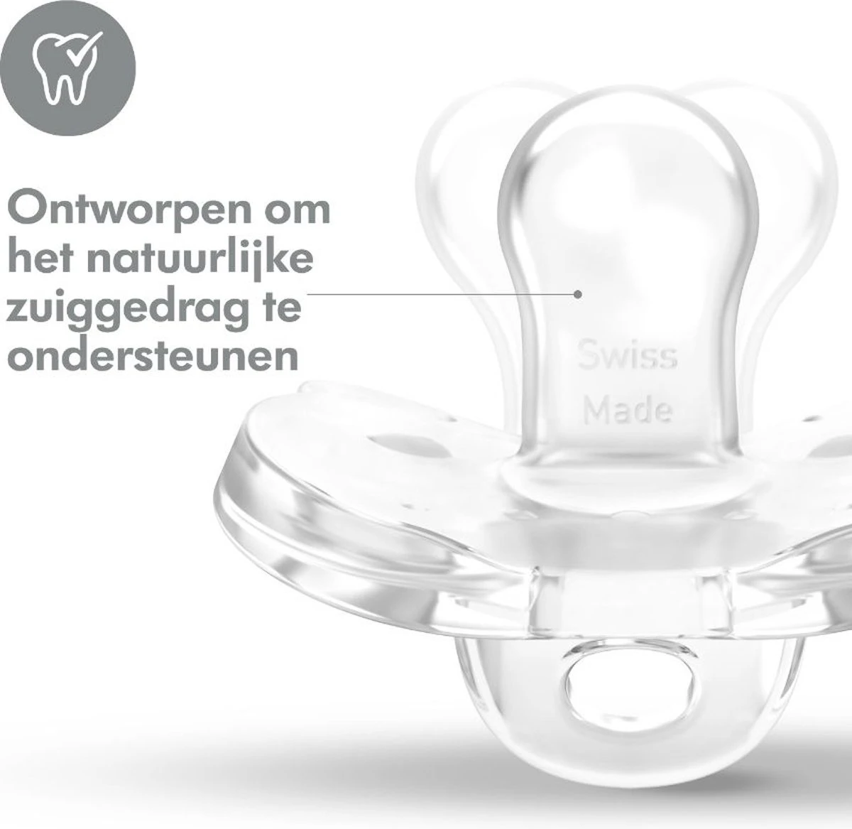 Medela Baby Fopspeen Soft Silicone Superzacht Lichtgewicht Eendelig - Transparant - 0-6 Maanden - 1 Stuks 7 Medela Baby Fopspeen Soft Silicone Superzacht Lichtgewicht Eendelig - Transparant - 0-6 Maanden - 1 Stuks - Afbeelding 7