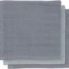 Jollein Hydrofiel Monddoekje Bamboe Katoen - Storm Grey - 3 Stuks