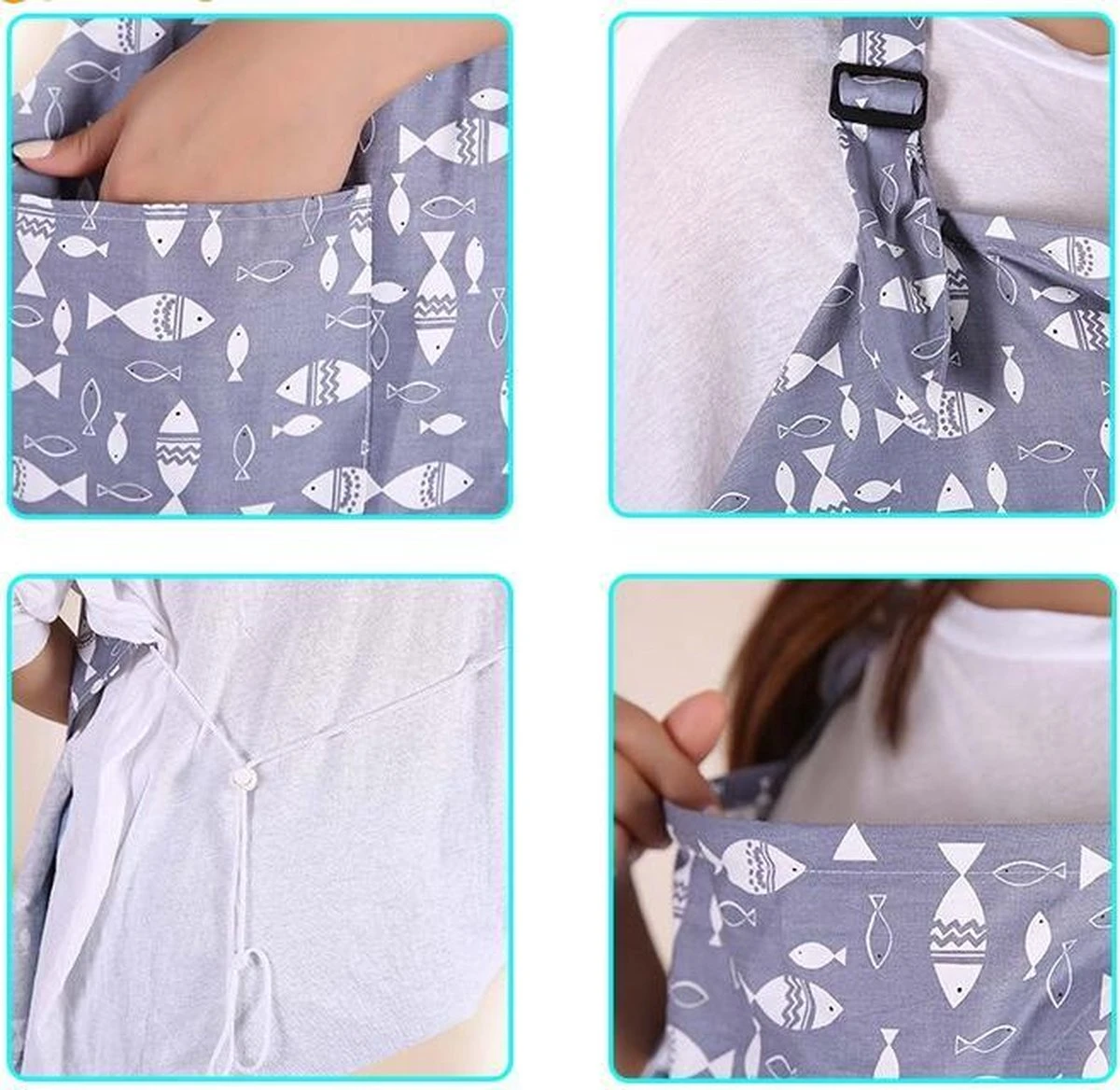 Merkloos MINIIYOU Voedingsdoek - Borstvoedingsdoek - Inclusief Opbergzakje - Donkerblauw Strepen 2 Merkloos MINIIYOU Voedingsdoek - Borstvoedingsdoek - Inclusief Opbergzakje - Donkerblauw Strepen - Afbeelding 2