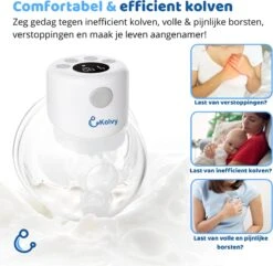 Kolvy® Max Draadloze Elektrische Borstkolf - Dubbel - Intelligente Kolfapparaten - Handsfree Breast Pump - USB Oplaadbaar - Professioneel - Incl. 3 Maten -Jollein Winkel 1200x1171 4