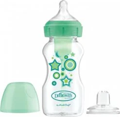 Dr. Brown's Options+ Anti-colic Bottle To Sippy Starterkit BH - 270 Ml - Groen