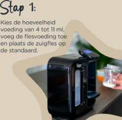 Tommee Tippee Perfect Prep Day & Night - Automtische Flessenbereider - Digitaal Display - Instelbaar Volume - Zwarta -Jollein Winkel 1200x1174 2