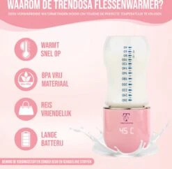 Trendosa Flessenwarmer Set - Draagbare Baby Flessenwarmer Voor Onderweg- Incl Speendoosje - Roze 14 Trendosa Flessenwarmer Set - Draagbare Baby Flessenwarmer Voor Onderweg- Incl Speendoosje - Roze -Jollein Winkel 1200x1177 4