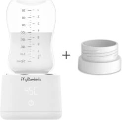 MyBambini's Bottle Warmer Pro™ - Draagbare Baby Flessenwarmer Voor Onderweg - Wit - Geschikt Voor MAM, Lansinoh, NIP & Nanobebe (brede Hals) -Jollein Winkel 1200x1181