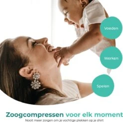 Nutrea – Wasbare Zoogcompressen – Herbruikbare Borstcompressen – 12 Stuks - ø12cm - Met Opbergzakje En Waszakje -Jollein Winkel 1200x1186 2