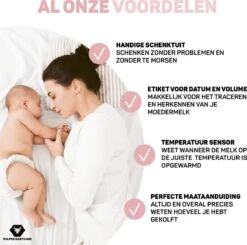 Vulpes BabyCare® Moedermelk Bewaarzakjes Met Schenktuit - Extra Groot - 250 Ml - 60 Stuks - Borstvoeding Bewaarzakje - Borstvoeding Zakjes - BPA Vrij - Incl. E-book -Jollein Winkel 1200x1191 16