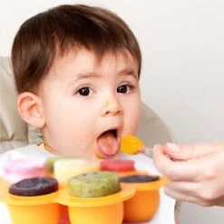 Multifunctionele Babyvoeding Bewaarbakjes Met Baby Lepeltjes - Set Van 6 - Bewaarbakje - Baby Voeding - Moedermelk Bewaren - Bewaren - BPA Vrij - Babyvoeding Diepvriesbakje - Ijslolly Vromen - Baby - Mini Cupcakes - Invriezen - Afsluiten - Magnetron -Jollein Winkel 1200x1194 11