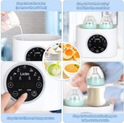 Merkloos Lictin Flessensterilisator En Flessenwarmer -Jollein Winkel 1200x1196 6