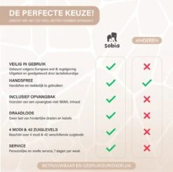 Sobia® Go Comfort - Handsfree Borstkolf - Incl. 40 Moedermelk Bewaarzakjes - BPA Vrij - 2 Stuks - Oplaadbaar - Luxe Comfort Kolfset - Incl. Borstvoeding E-Book 15 Sobia® Go Comfort - Handsfree Borstkolf - Incl. 40 Moedermelk Bewaarzakjes - BPA Vrij - 2 Stuks - Oplaadbaar - Luxe Comfort Kolfset - Incl. Borstvoeding E-Book -Jollein Winkel 1200x1197 12