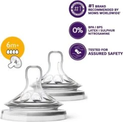 Philips Avent SCF044/27 Natural Speen - 6m+ - 2 Stuks -Jollein Winkel 1200x1197 3