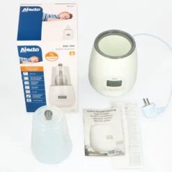 Alecto BW-700 - Snelle Digitale Flessenwarmer 500W Voor Opwarmen, Steriliseren En Ontdooien - Inclusief Stoomkap - Bediening Via Display - Wit -Jollein Winkel 1200x1198 10