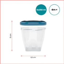 BabyMoov Babybowls 8.45oz Kom 0,25 L Multi Kleuren, Transparant -Jollein Winkel 1200x1200 1021