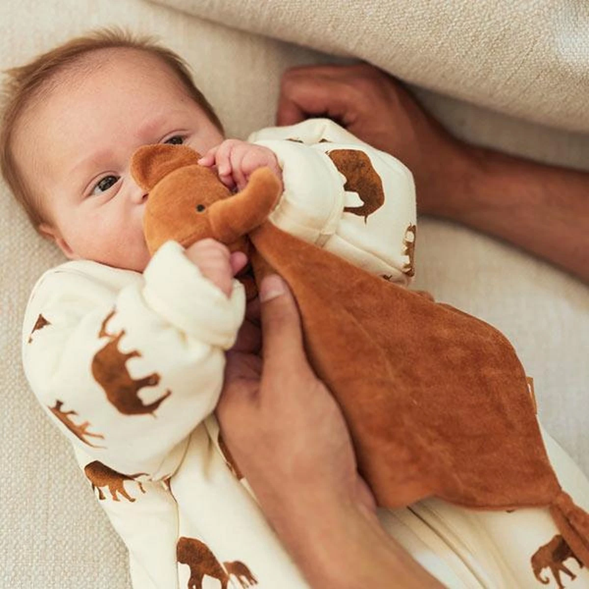 Jollein Knuffeldoekje Elephant - Caramel 10 Jollein Knuffeldoekje Elephant - Caramel - Afbeelding 10