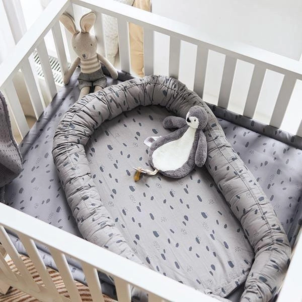 Jollein Speendoekje Pinguïn - Storm Grey 10 Jollein Speendoekje Pinguïn - Storm Grey - Afbeelding 10