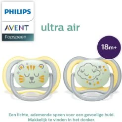 Philips Avent Ultra Air Fopspeen Nacht 18m+ 2 Stuks -Jollein Winkel 1200x1200 112