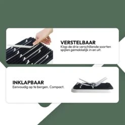 STACK Flessen Droogrek | Zwart - Geschikt Voor Flessen En Doppen - Droogrek Voor Flessen - Baby Flessenrek - Afdruiprek Baby - Drying Rack - Babyfles Droogrek - Afdruiprek Fles Met Lekbak - Afdruiprek - Babyflessen - Flessenrek -Jollein Winkel 1200x1200 166