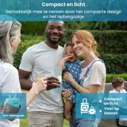 Baboe Draagbare Baby Flessenwarmer Voor Onderweg – Blauw – Incl. 4 Adapters - Geschikt Voor Alle Babyflessen -Jollein Winkel 1200x1200 209