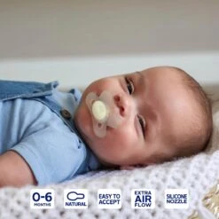 Difrax Fopspeen 0-6 Maanden Natural Speen - Crèmewit/Vanilla - 2 Stuks -Jollein Winkel 1200x1200 22