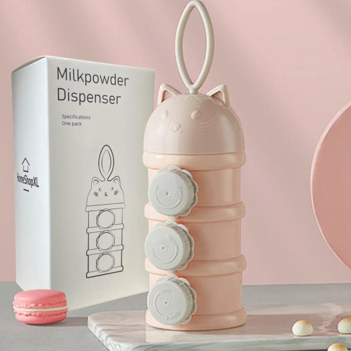 Melkpoedertoren Melkpoeder Toren - Roze - Flesvoedingsaccessoires - Babyvoeding Bewaarbakjes - Doseerdoosjes - Kraam Cadeau - BPA Vrij 6 Melkpoedertoren Melkpoeder Toren - Roze - Flesvoedingsaccessoires - Babyvoeding Bewaarbakjes - Doseerdoosjes - Kraam Cadeau - BPA Vrij - Afbeelding 6