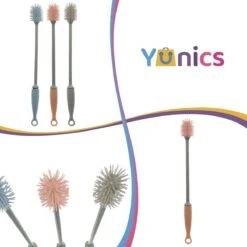 YUNICS® Flessenborstel - Flessenschraper - Pottenlikker - Flessenlikker - Pottenlikker - 30 CM - 3 Stuks -Jollein Winkel 1200x1200 328