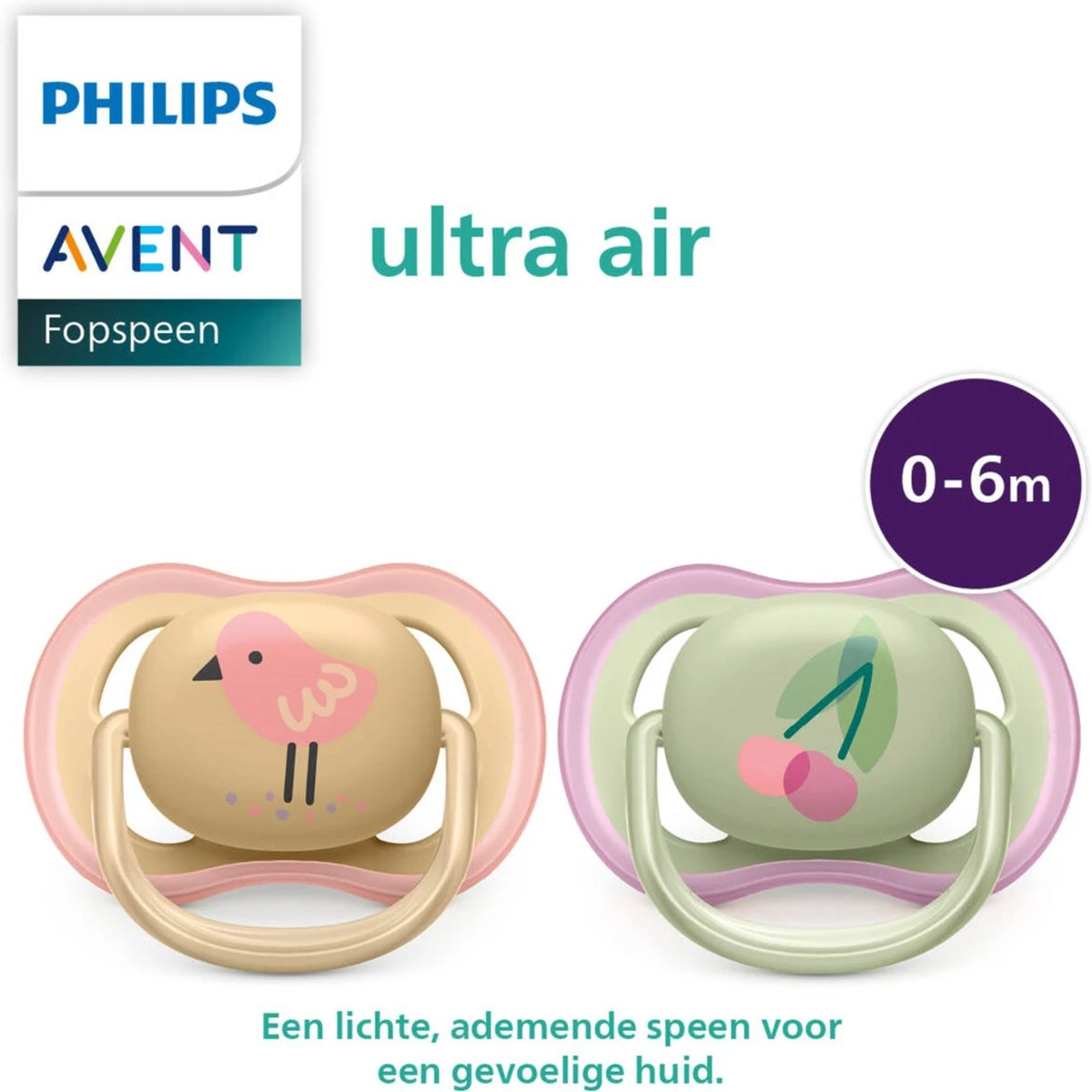 Philips Avent Ultra Air SCF085/13 - Fopspeen - 0 Tot 6 Maanden - 2 Stuks 7 Philips Avent Ultra Air SCF085/13 - Fopspeen - 0 Tot 6 Maanden - 2 Stuks - Afbeelding 7