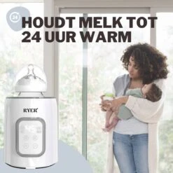 RYER Flessenwarmer 5 In 1 - LCD Scherm - Geschikt Voor Alle Babyflessen -Jollein Winkel 1200x1200 488