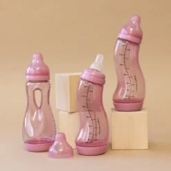 Difrax Babyfles 250 Ml Natural - Anti-Colic - Roze - 2 Stuks -Jollein Winkel 1200x1200 529