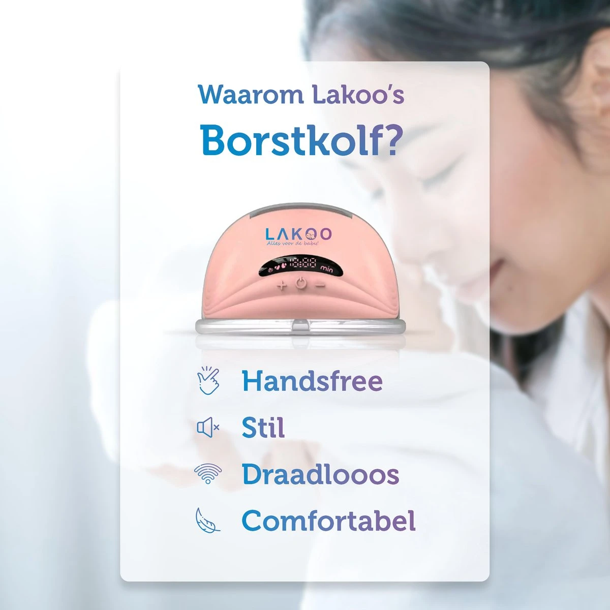 Lakoo - 2 X (stuks) Handsfree Borstkolf - Borstkolf Handsfree- Elektrische Borstkolf-2 Stuks- Oplaadbare Accu - Borstkolven- Kolfset - Borstvoeding Roze 8 Lakoo - 2 X (stuks) Handsfree Borstkolf - Borstkolf Handsfree- Elektrische Borstkolf-2 Stuks- Oplaadbare Accu - Borstkolven- Kolfset - Borstvoeding Roze - Afbeelding 8