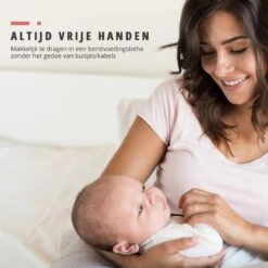Boboduck - Handsfree Elektrische Draagbare Borstkolf - Borstvoeding - Kolfapparaat - Handkolf - Handsfree - Inclusief Opslagruimte Voor Melk - 200 Ml - BPA Vrij -Jollein Winkel 1200x1200 649