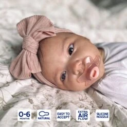 Difrax Fopspeen 0-6 Maanden Natural Speen - Lichtroze/Bubble Gum - 2 Stuks -Jollein Winkel 1200x1200 65
