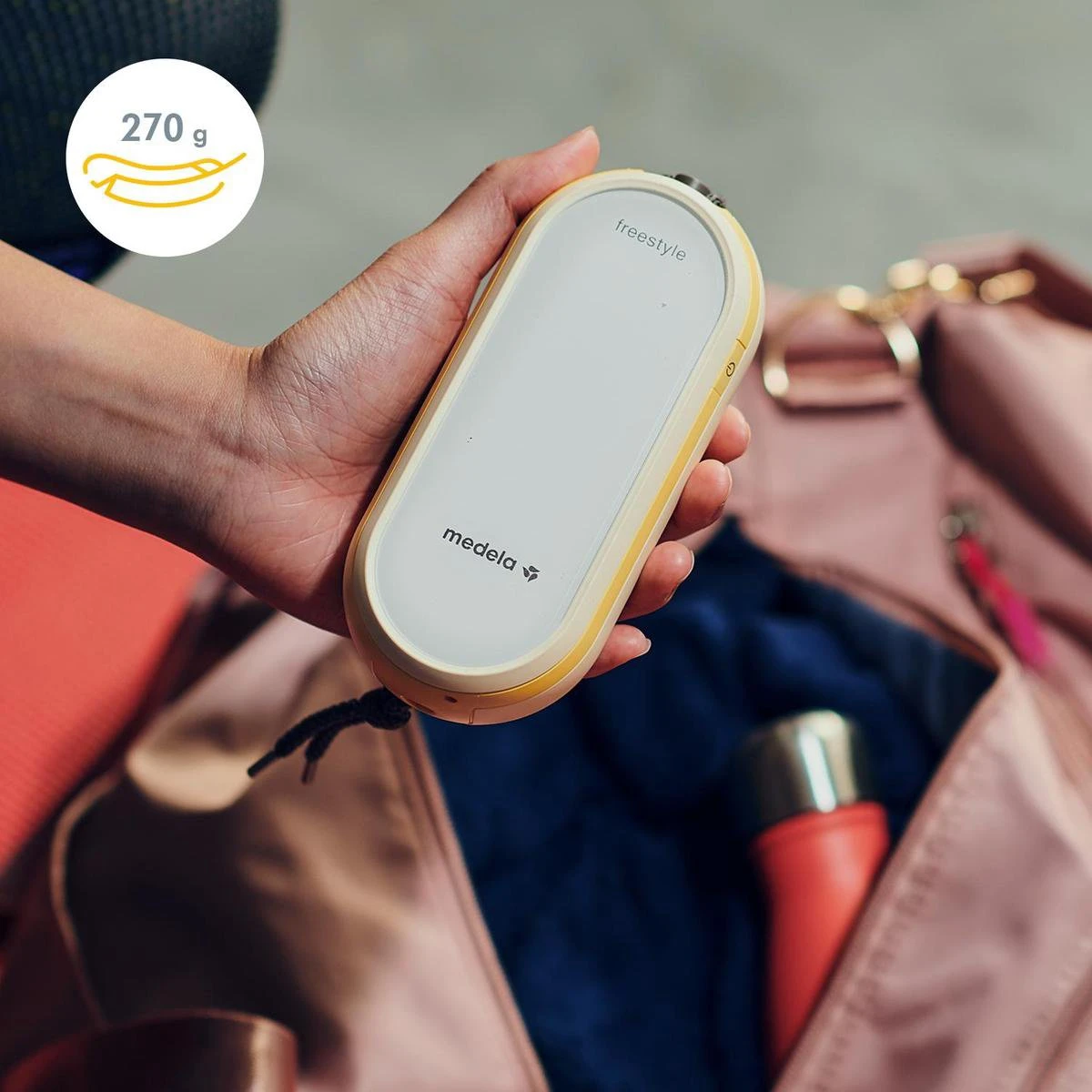 Medela Freestyle Flex Borstkolf Kolfapparaat Dubbele Elektrisch Kolf Compact En Licht - Oplaadbare Accu - USB Lader - Registratie Via De Medela Family App 7 Medela Freestyle Flex Borstkolf Kolfapparaat Dubbele Elektrisch Kolf Compact En Licht - Oplaadbare Accu - USB Lader - Registratie Via De Medela Family App - Afbeelding 7