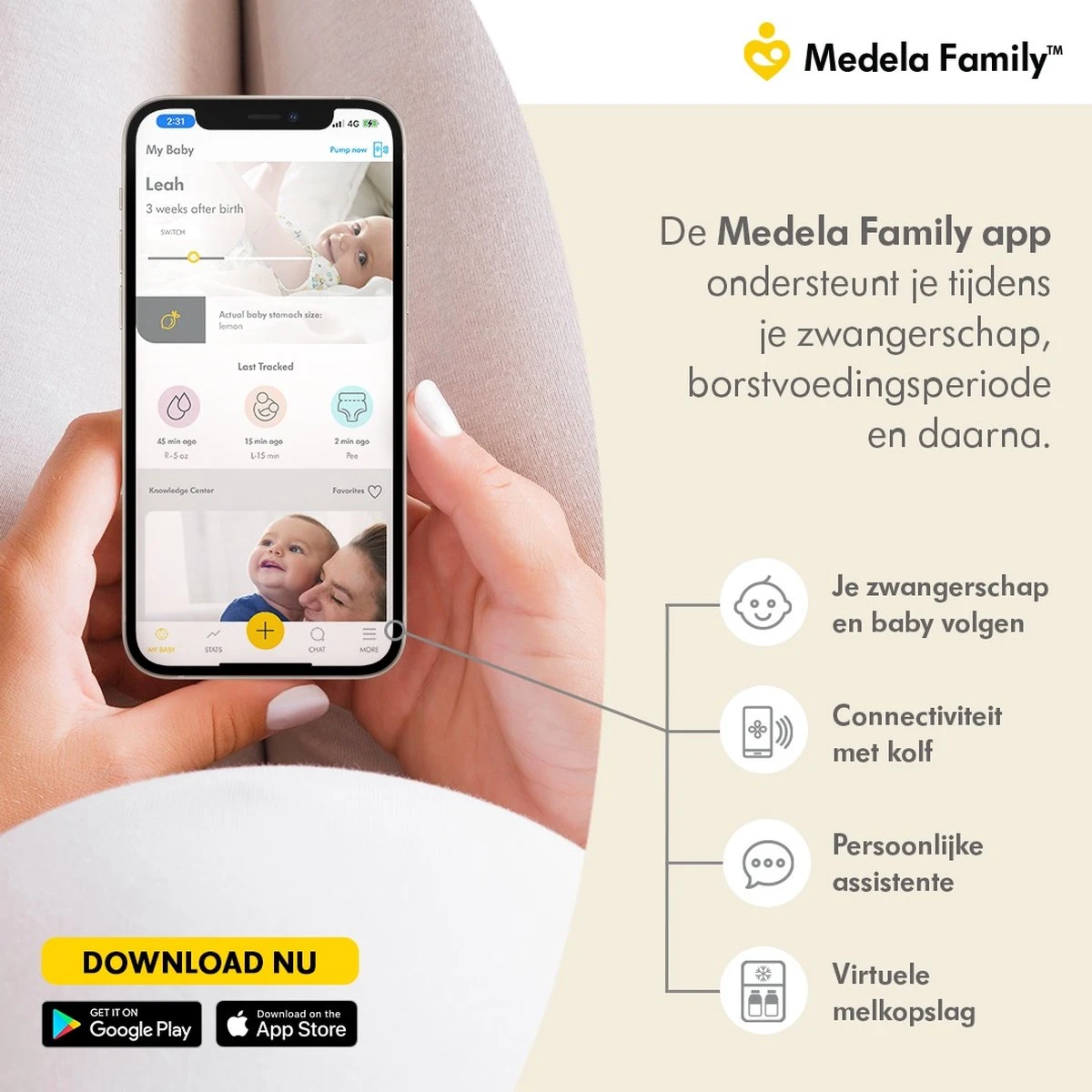Medela Freestyle Flex Borstkolf Kolfapparaat Dubbele Elektrisch Kolf Compact En Licht - Oplaadbare Accu - USB Lader - Registratie Via De Medela Family App 11 Medela Freestyle Flex Borstkolf Kolfapparaat Dubbele Elektrisch Kolf Compact En Licht - Oplaadbare Accu - USB Lader - Registratie Via De Medela Family App - Afbeelding 11