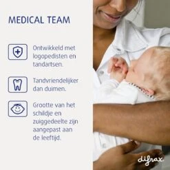 Difrax Fopspeen 0-6 Maanden Natural Speen - Lichtroze/Bubble Gum - 2 Stuks -Jollein Winkel 1200x1200 68