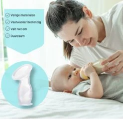 Inaya - Siliconen Borstkolf Handmatig - Handkolf – Stabiele Onderzijde - 90 ML – BPA Vrij -Jollein Winkel 1200x1200 681