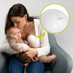 Lionelo Fidi Free - Elektrische Borstkolf - 2 Werkingsstanden - Massagefunctie - 5 Versstelbare Niveaus Van Kracht - 3 Verschillende Maten Van Siliconen - Capaciteit Van 150 Ml - Energiebesparend - Stille Werking - Timer -Jollein Winkel 1200x1200 702