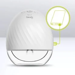 Lionelo Fidi Free - Elektrische Borstkolf - 2 Werkingsstanden - Massagefunctie - 5 Versstelbare Niveaus Van Kracht - 3 Verschillende Maten Van Siliconen - Capaciteit Van 150 Ml - Energiebesparend - Stille Werking - Timer -Jollein Winkel 1200x1200 705