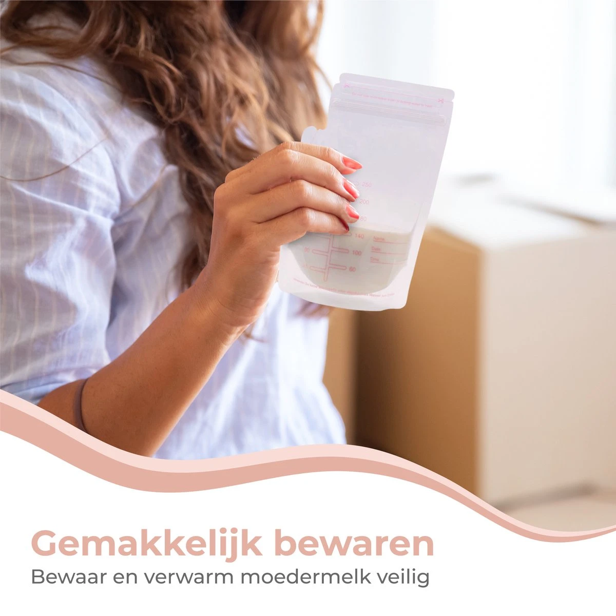 Nuvance - Moedermelk Bewaarzakjes - Borstvoeding Zakjes - 100 Stuks - 250ml - BPA Vrij - Dubbele Sluiting 2 Nuvance - Moedermelk Bewaarzakjes - Borstvoeding Zakjes - 100 Stuks - 250ml - BPA Vrij - Dubbele Sluiting - Afbeelding 2