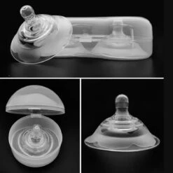 Pure Moms Tepelhoedjes Beschermen Je Tepels En Helpen Het Aanleggen Vergemakkelijken Als Dit Niet Goed Lukt Of Pijnlijk Is - 2 Cm Speen - 2 Stuks - 0-12 Maanden, 1-2 Jaar - BPA Vrij - Beschermend Bakje -Jollein Winkel 1200x1200 777